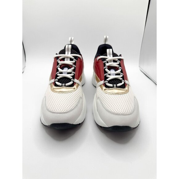 Dior B22 White Black Burgundy Gold Size 16 / EU 49 - Picture 3 of 12
